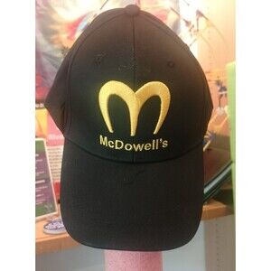 McDowell's Coming to America Black Baseball Cap Hat